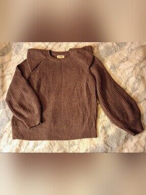 Retro Purple Oversized Cable Knit Sweater Women's